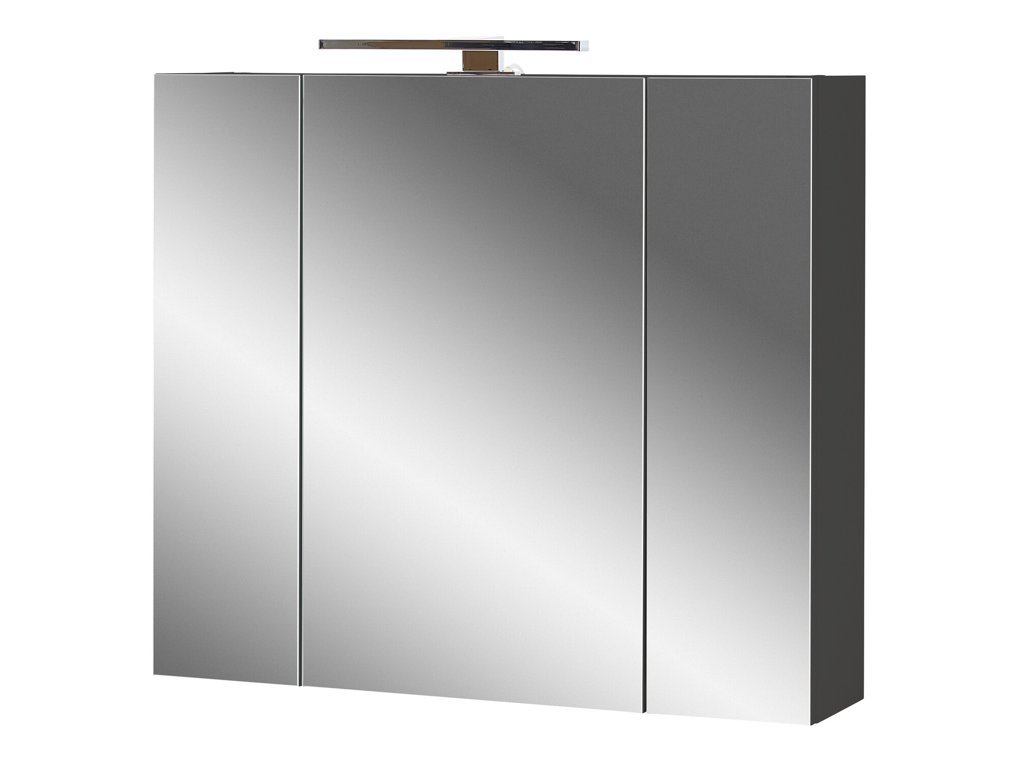 Armário com espelho para casa de banho Temeli 101 (Grafite)