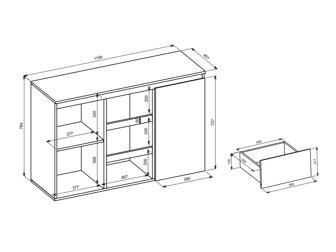 Cómoda Findlay R104 (Branco)