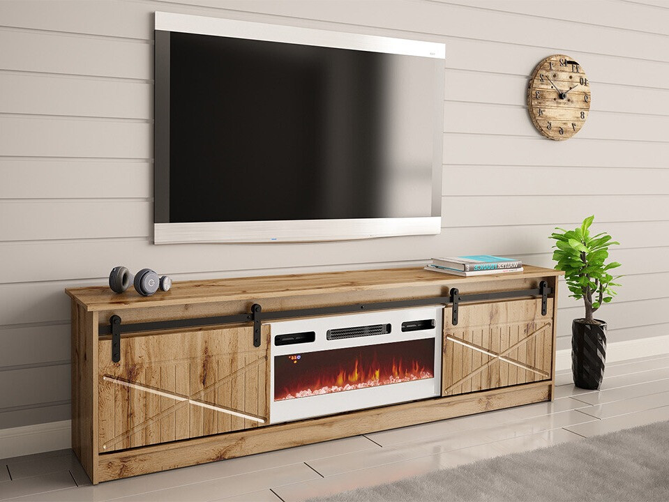 Móvel de TV Charlotte 165 (Carvalho wotan)