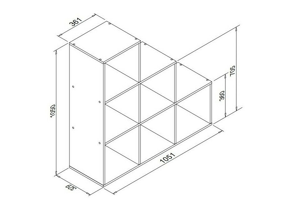 Estante Findlay 115 (Cimento)