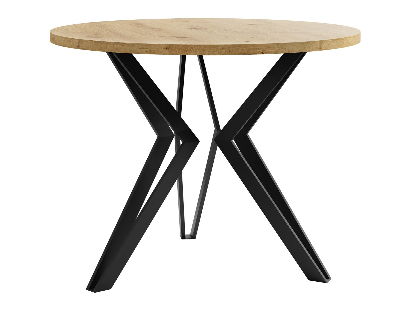 Mesa de centro Dearborn 105 (Carvalho Artisan + Preto)