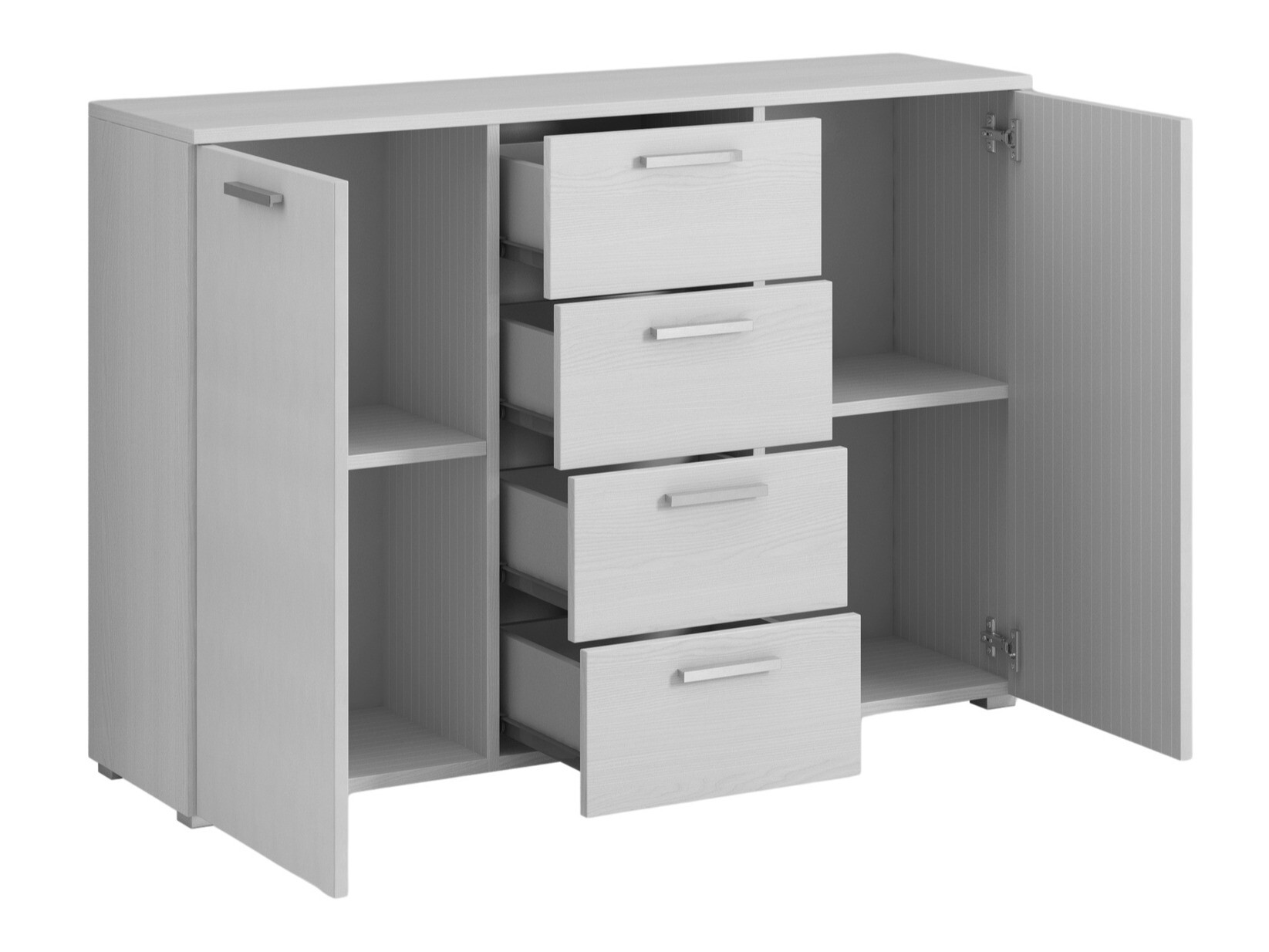 Cómoda Levruvu 108 (Freixo branqueado)