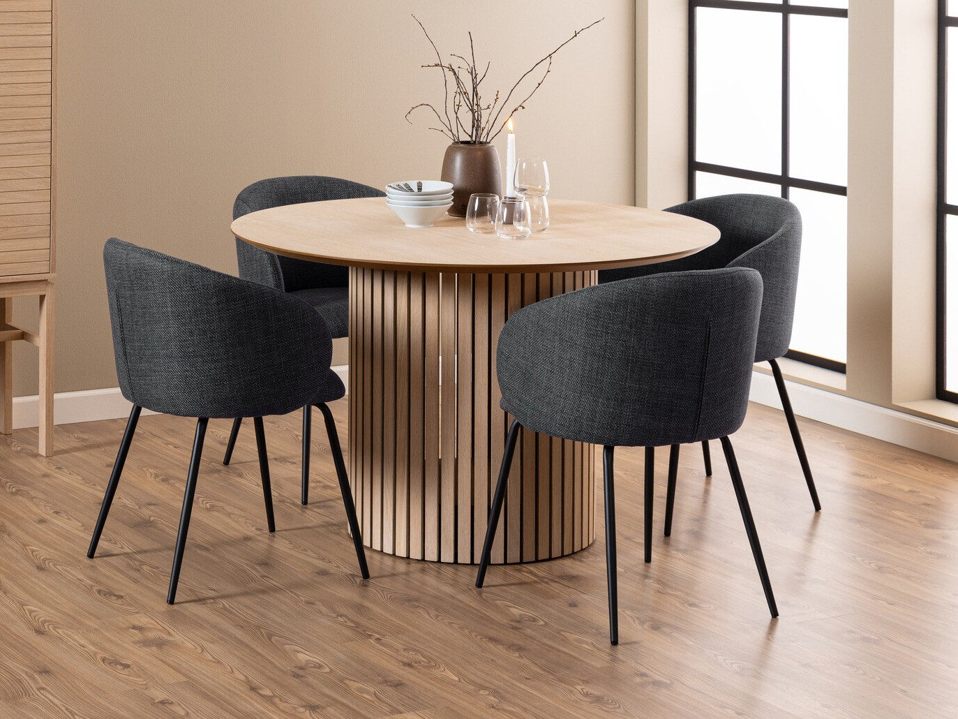 Cadeira Norsica 862 (Cinzento + Preto)