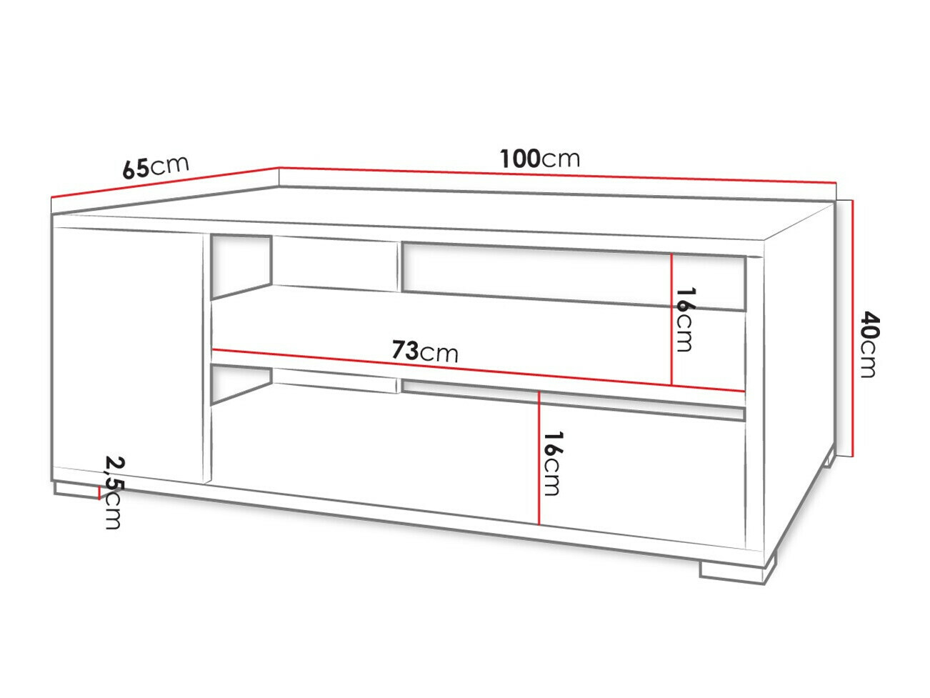 Mesa de centro Comfivo Etrtale 103