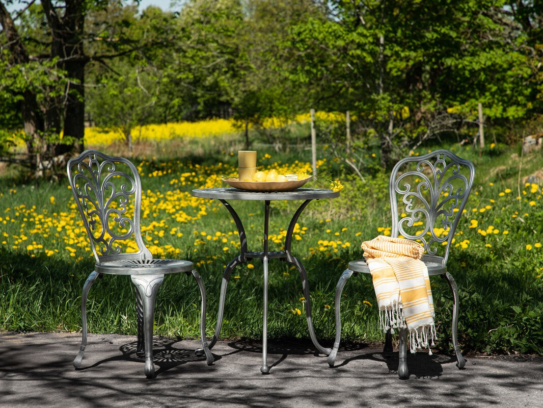 Conjunto para varanda Dallas 4462 (Prateado)