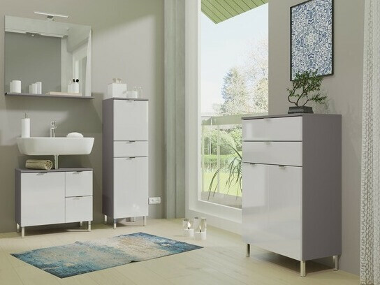 Espelho para casa de banho Temeli 100 (Grafite)