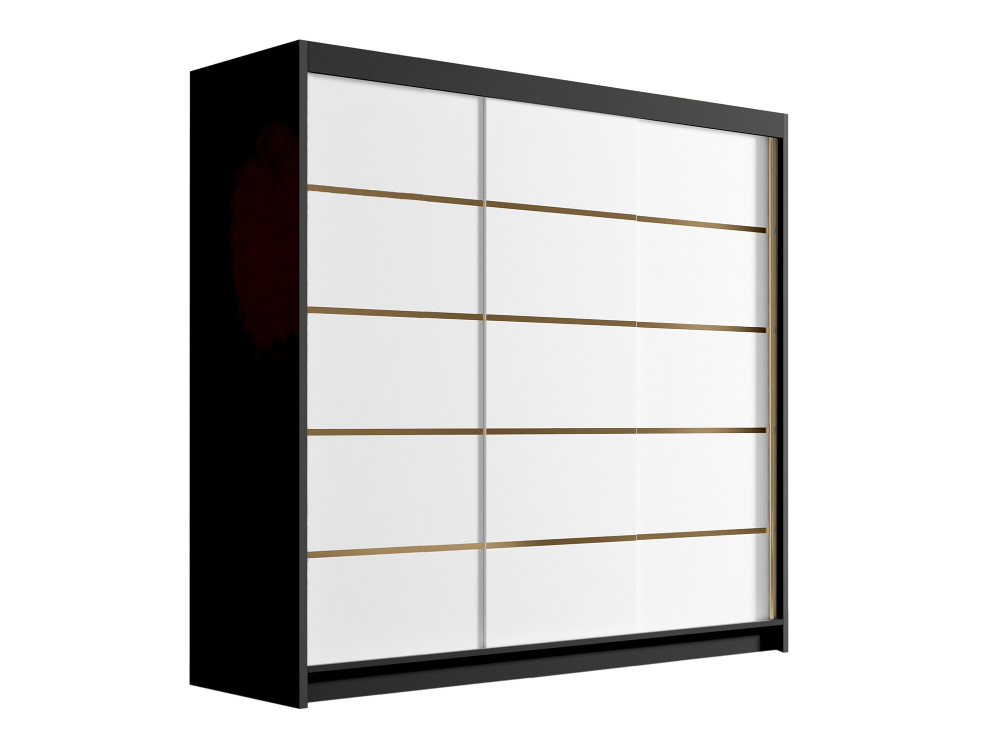 Roupeiro Closico Plenor VI (Preto + Branco)