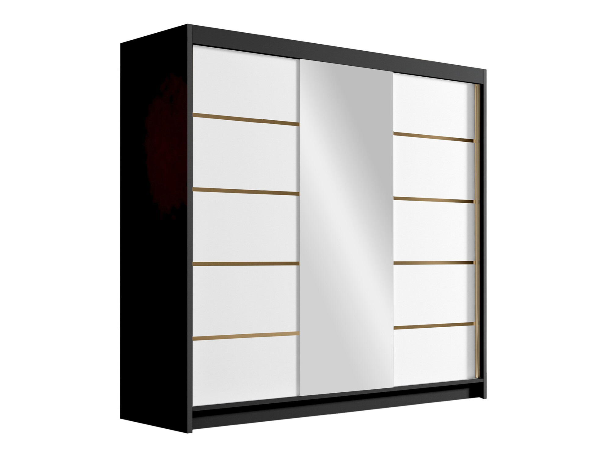 Roupeiro Closico Plenor VI (Preto + Branco)