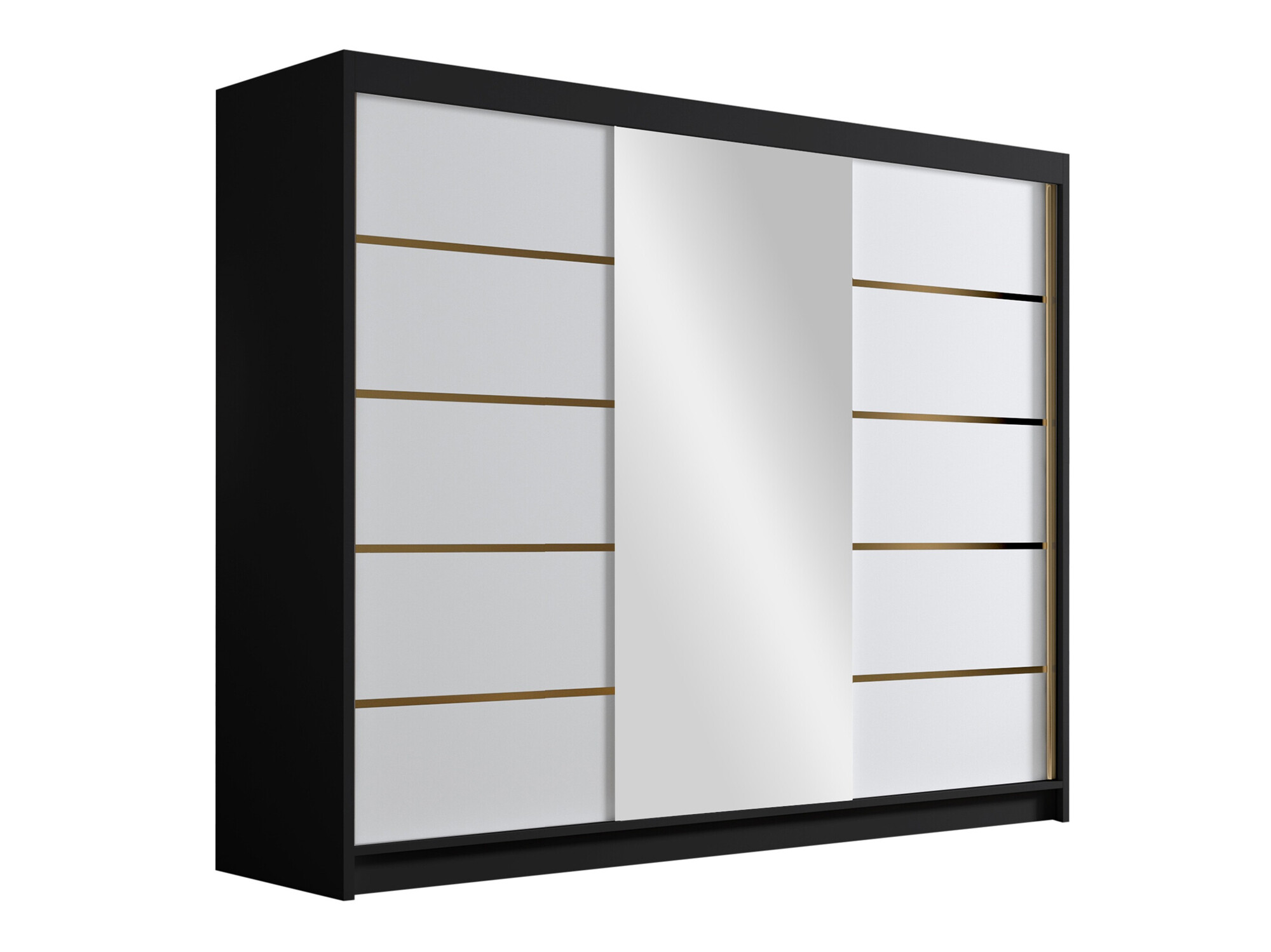 Roupeiro Closico Veltron II (Preto + Branco)