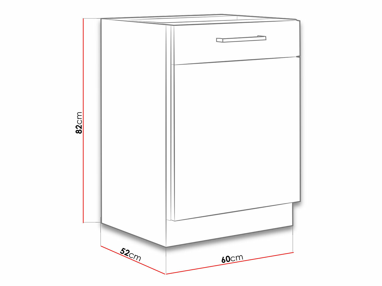 Armário modular com portas Wood Dark 104