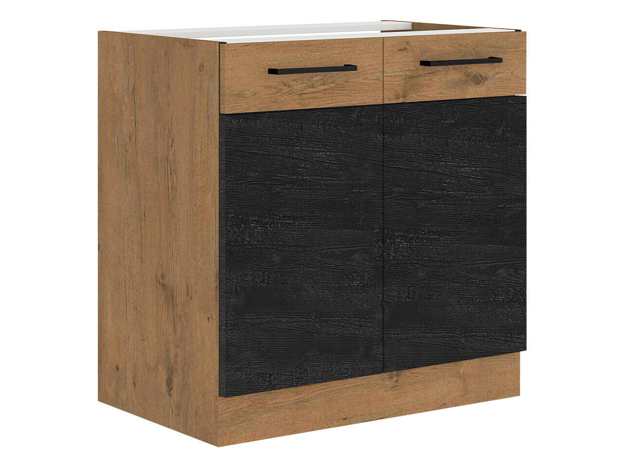 Armário modular de lavatório com portas Wood Dark 101