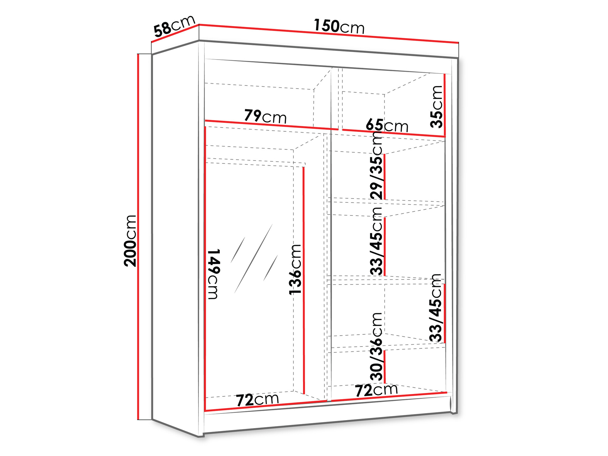 Roupeiro Closico Capsa III (Caxemira)