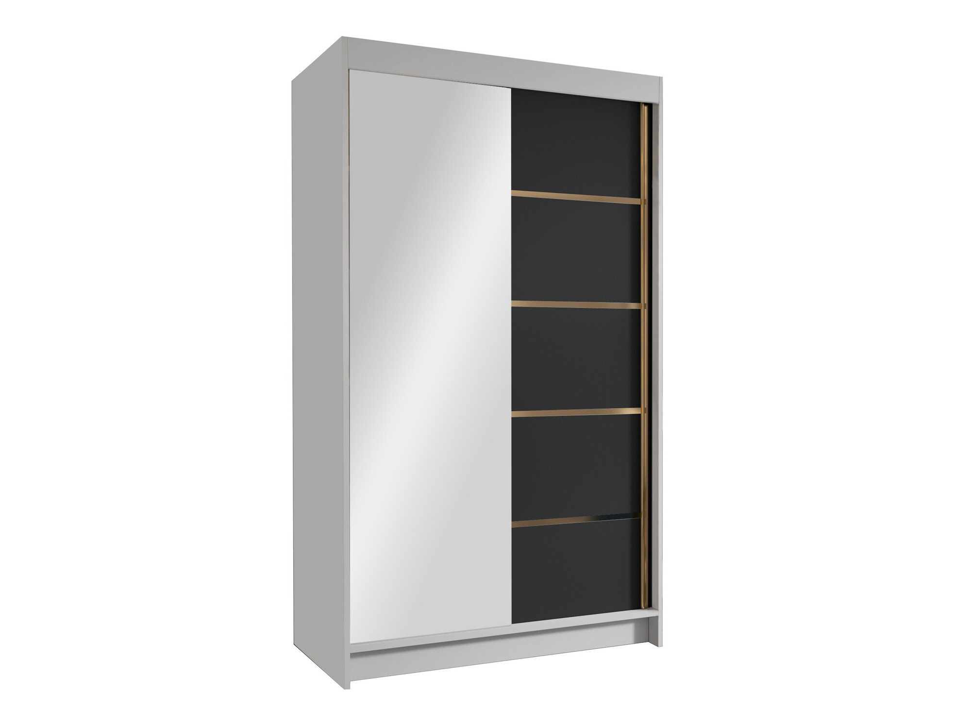 Roupeiro Closico Corden III (Branco + Preto)