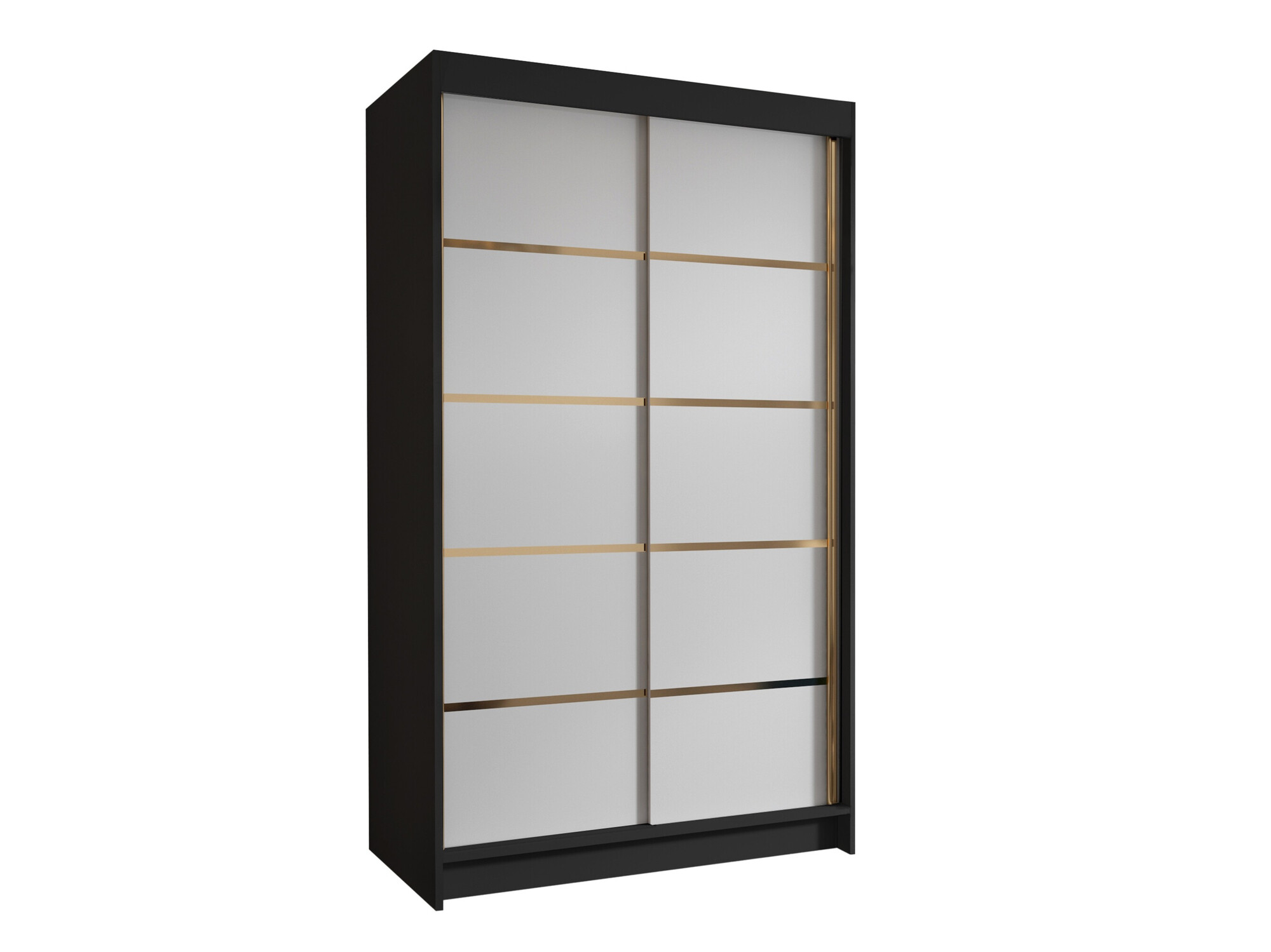 Roupeiro Closico Corden III (Preto + Branco)