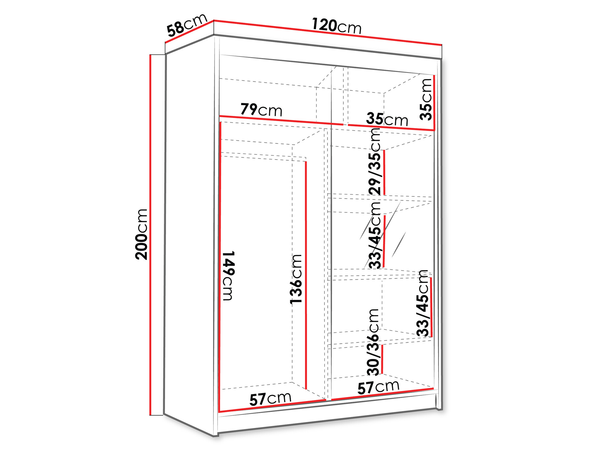 Roupeiro Closico Fornix III (Caxemira)