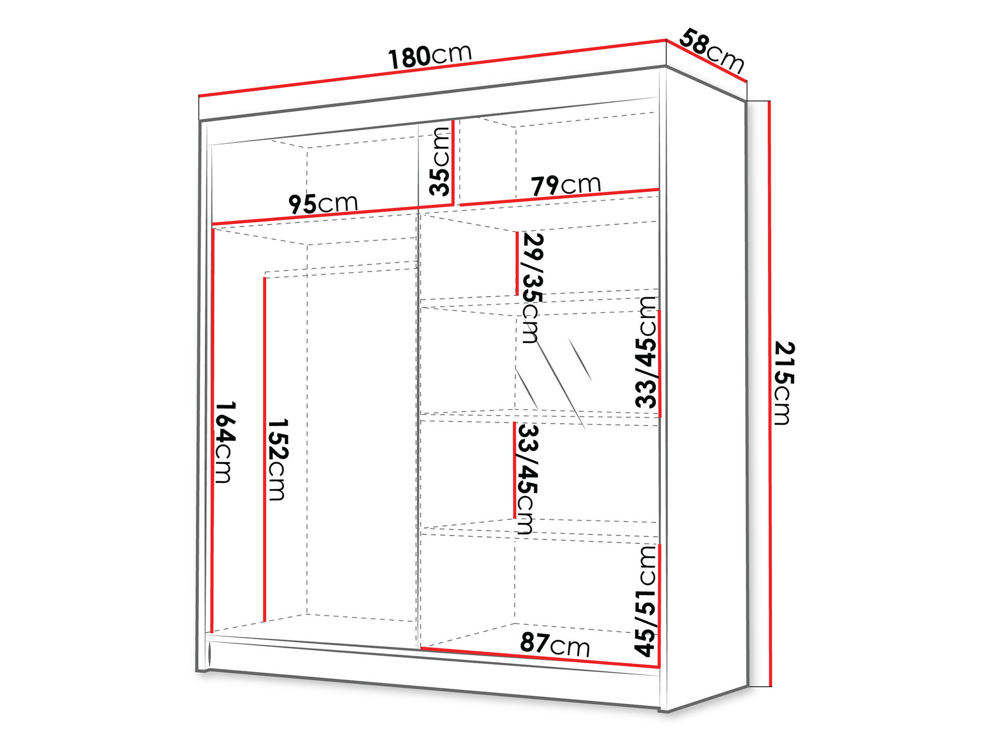 Roupeiro Closico Vallor III (Caxemira)