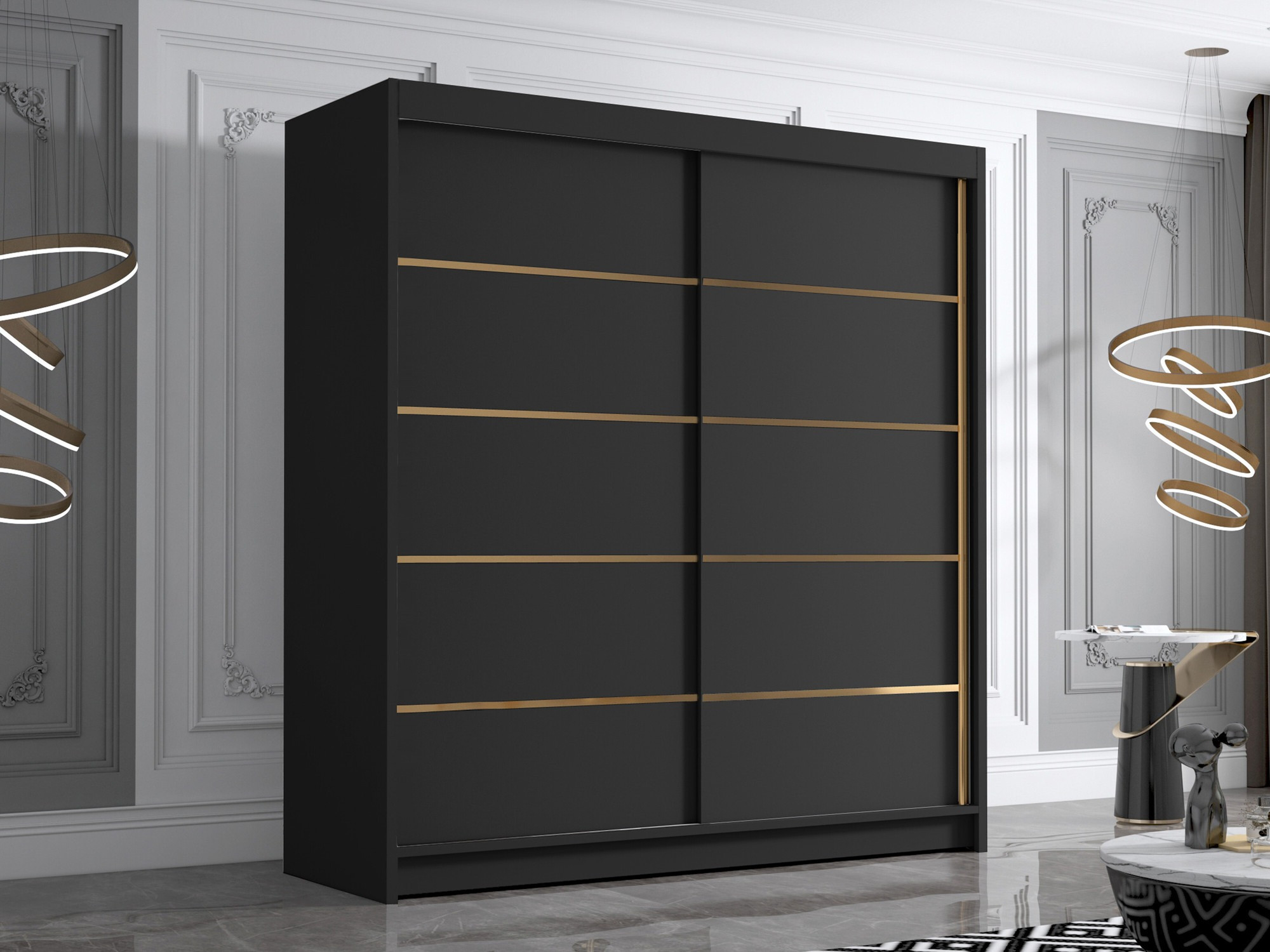 Roupeiro Closico Vallor III (Preto)