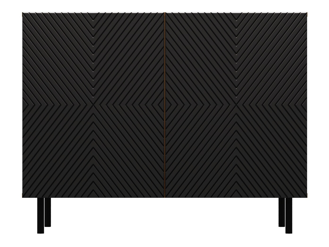 Aparador Romseru 101 (Preto + Carvalho Artisan)