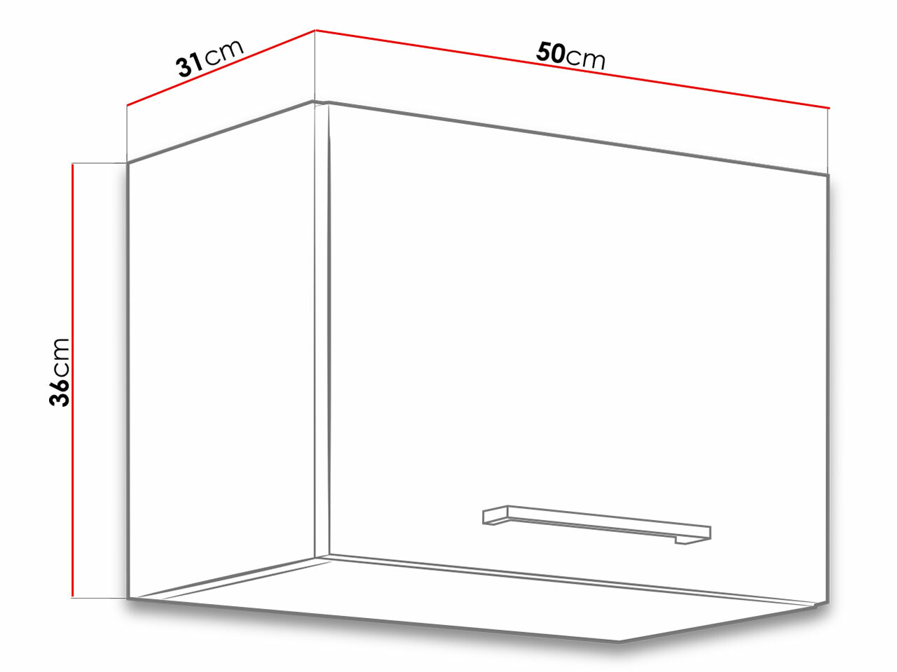 Armário modular suspenso Wood Dark 111
