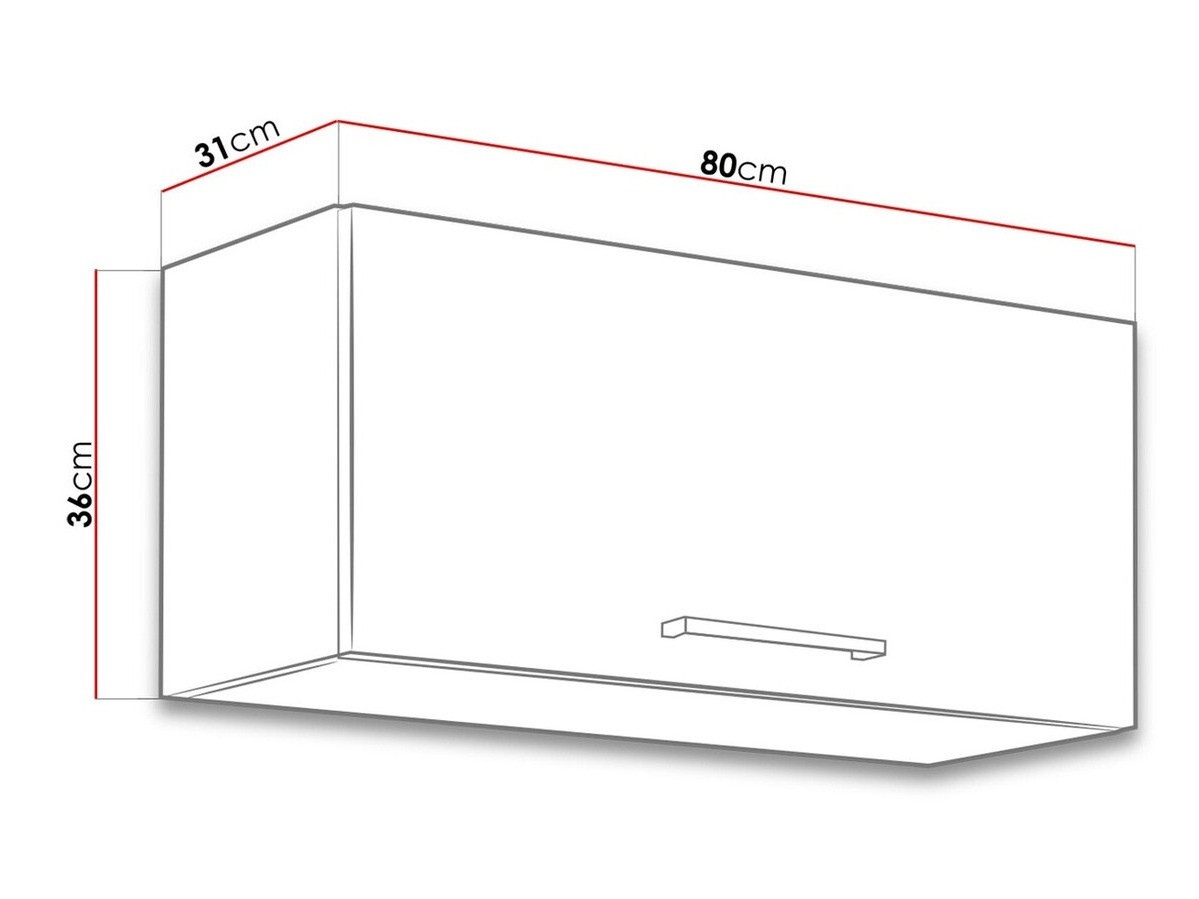Armário modular suspenso Wood Grey 129