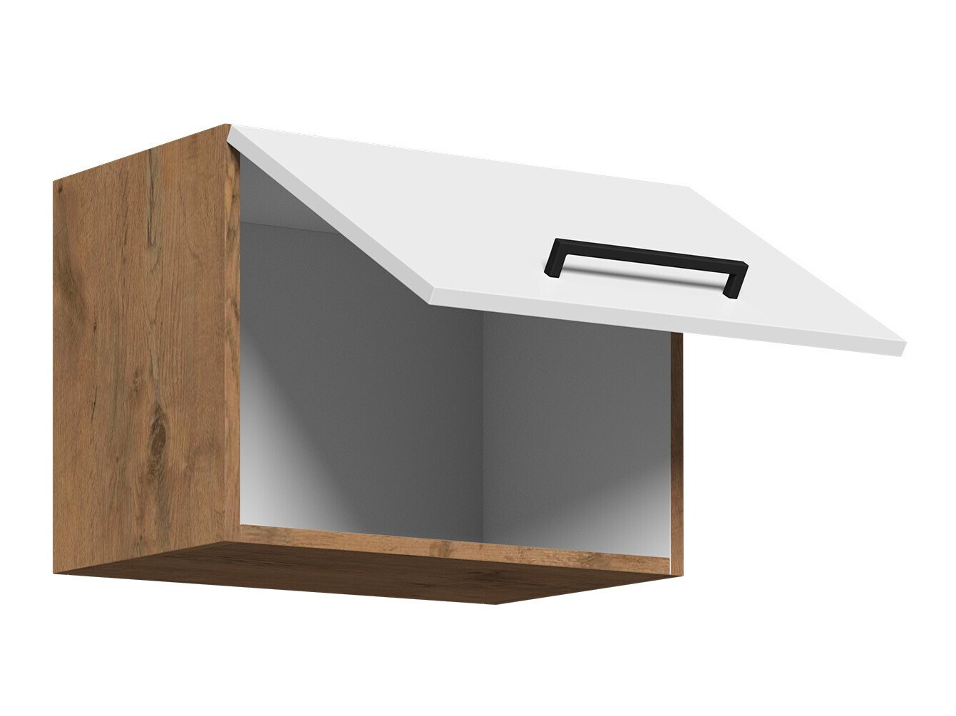 Armário modular suspenso Wood White 117