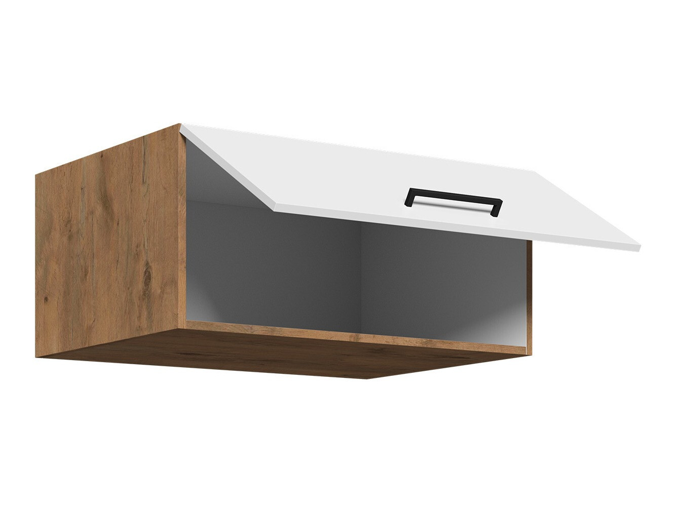 Armário modular suspenso Wood White 134