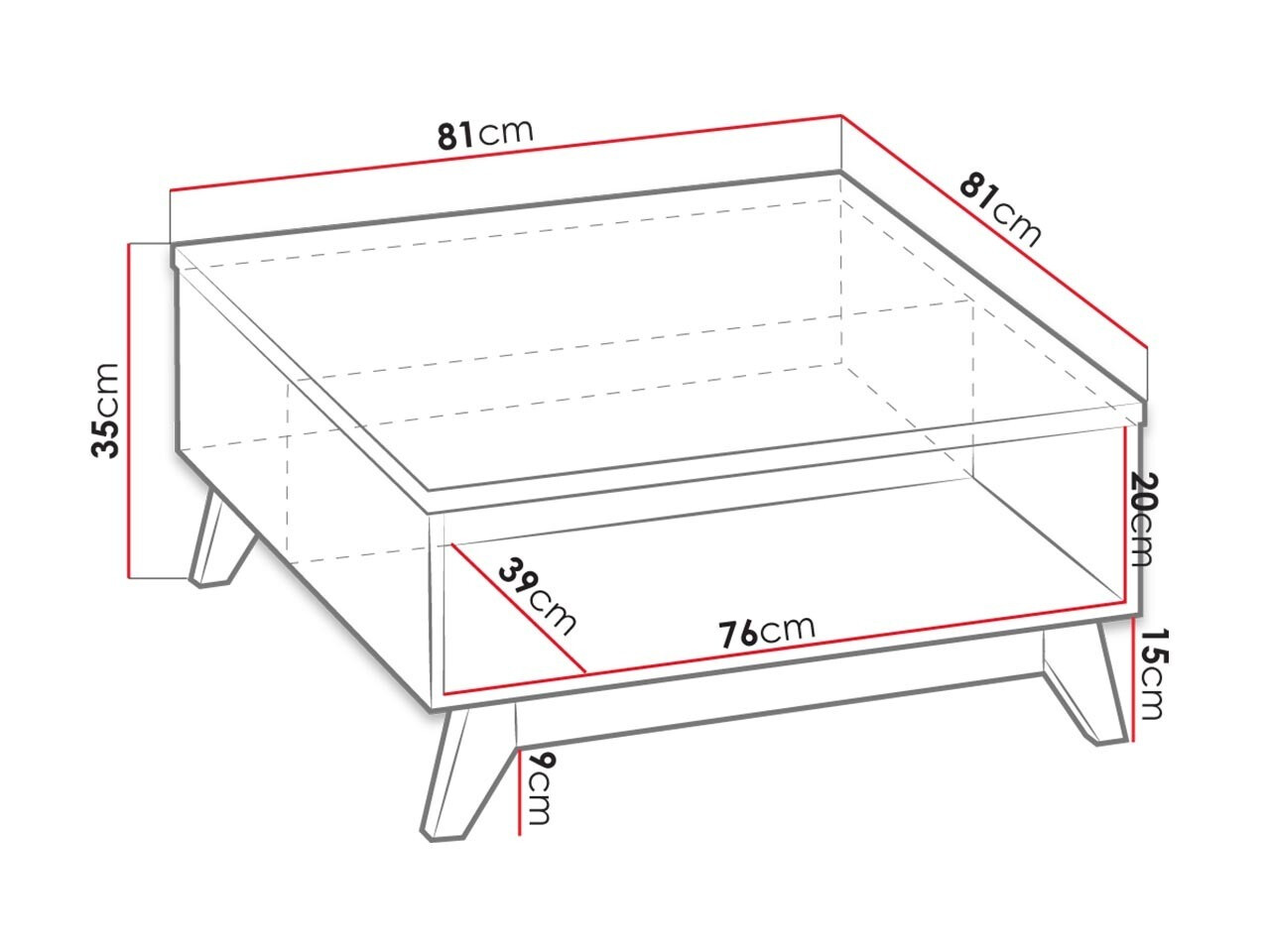 Mesa de centro Sorvera 107