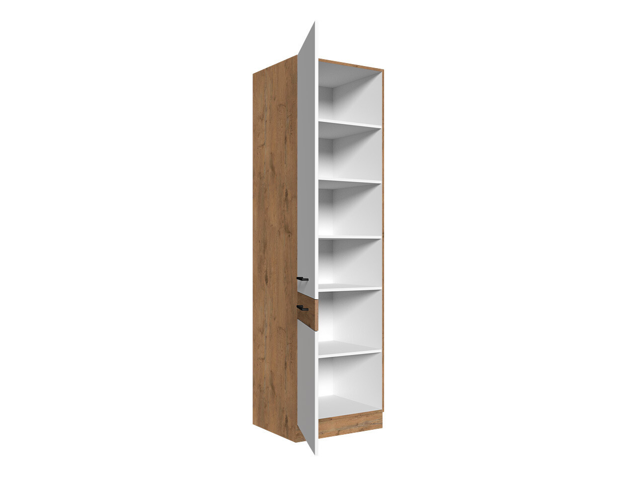 Armário modular com portas Wood Dark 118