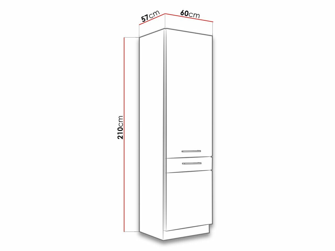 Armário modular com portas Wood Dark 118