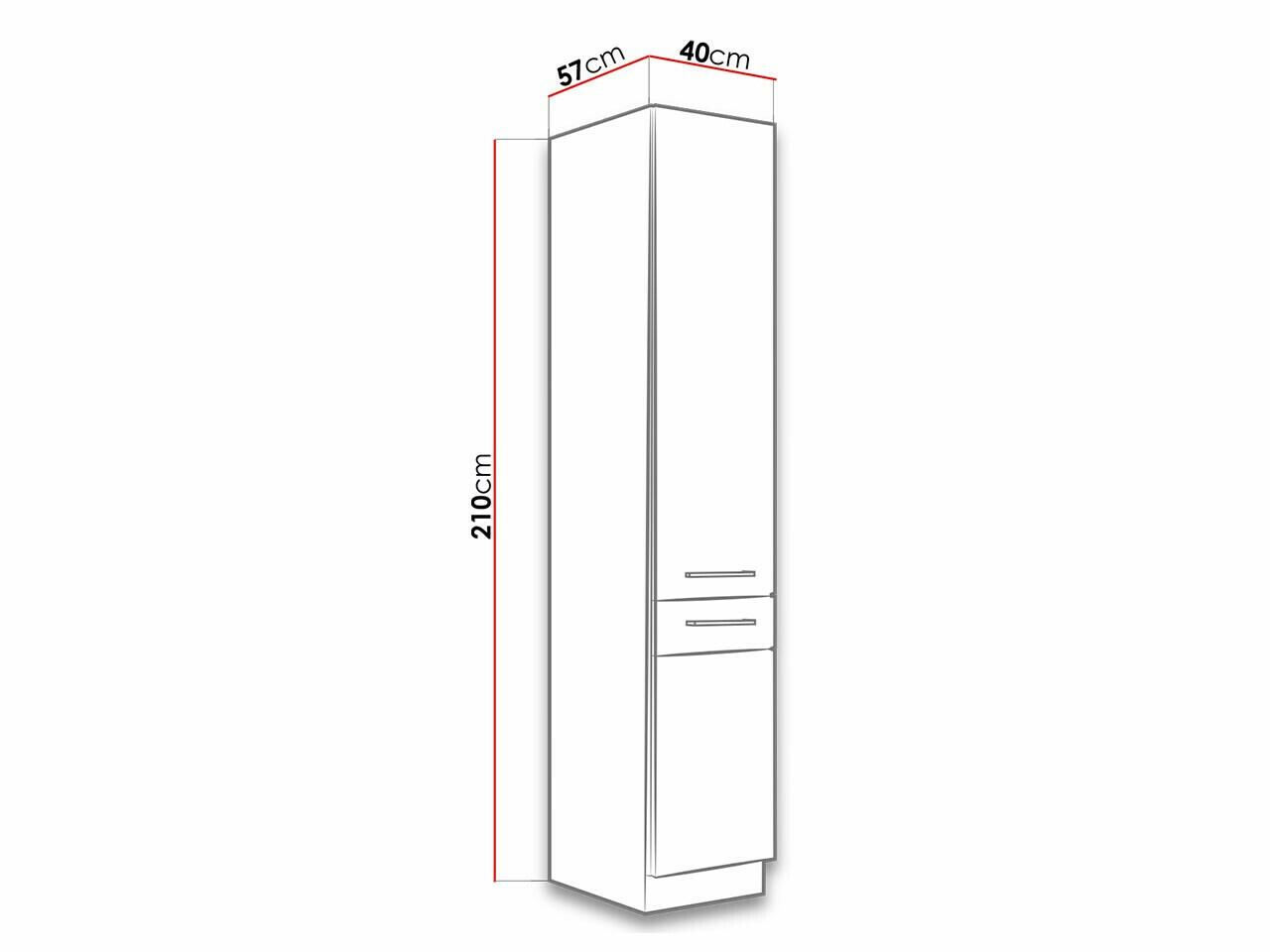 Armário modular com portas Wood Dark 119