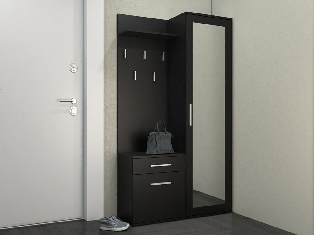 Conjunto para corredor Mandeville 126 (Preto matte)