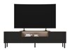 Móvel de TV Romseru 105 (Preto + Carvalho Artisan)