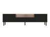 Móvel de TV Romseru 105 (Preto + Carvalho Artisan)