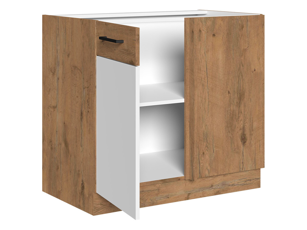 Armário modular com portas Wood Dark 127