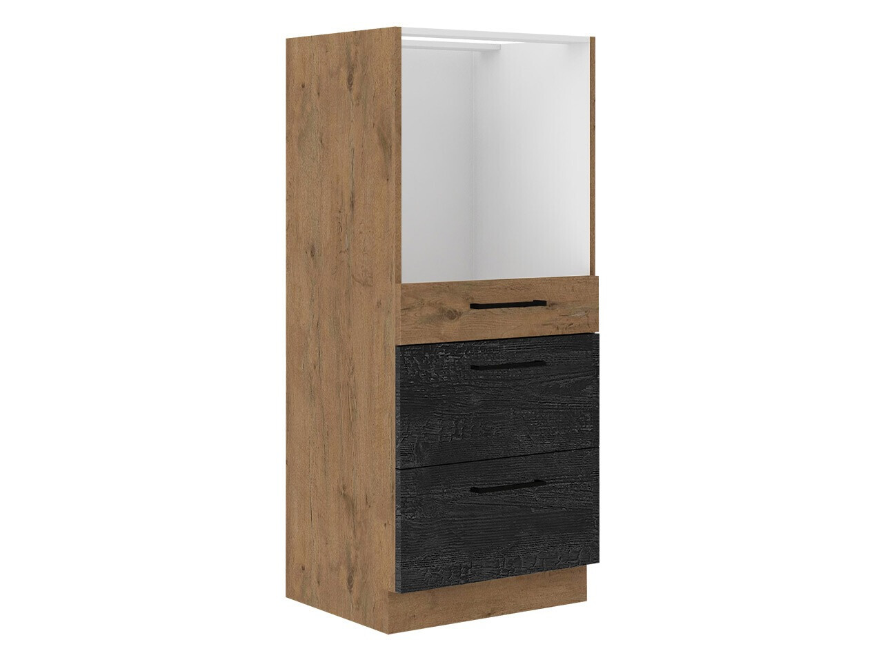Armário modular para eletrodomésticos de encastrar Wood Dark 125