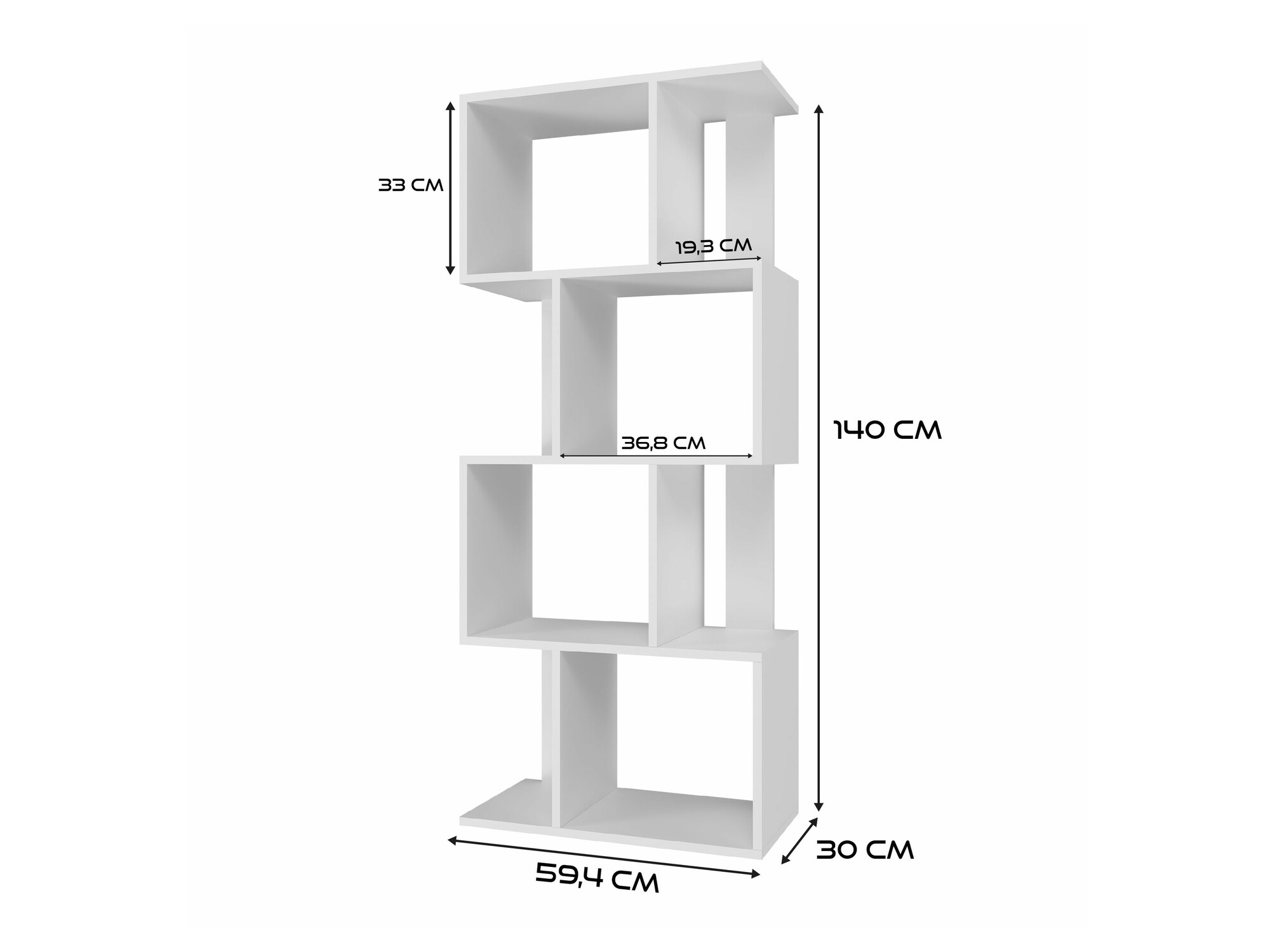 Estante Mandeville 160 (Branco)