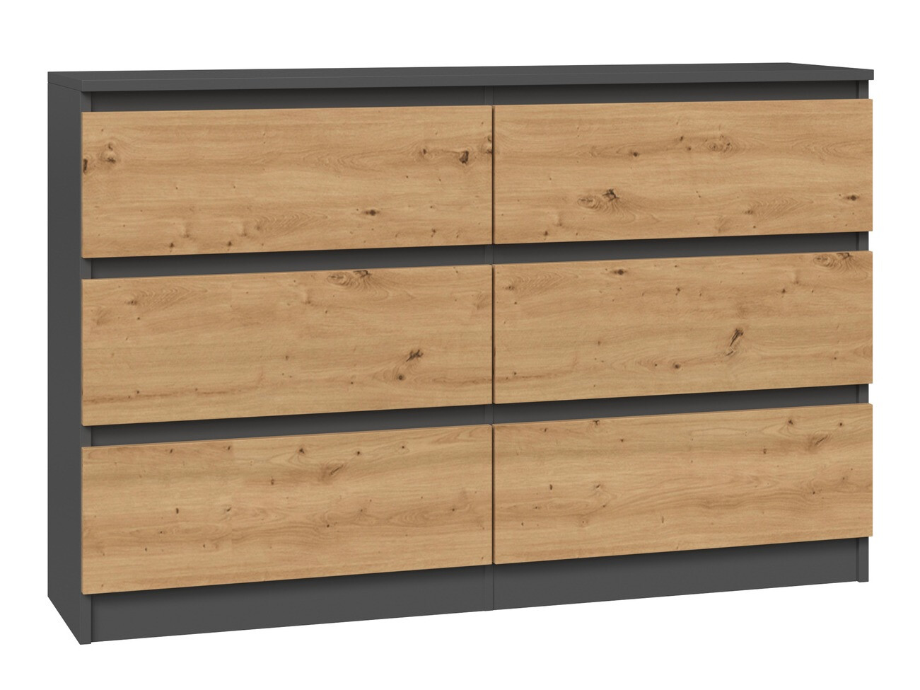 Cómoda Elbvelu 103 (Antracite + Carvalho Artisan)