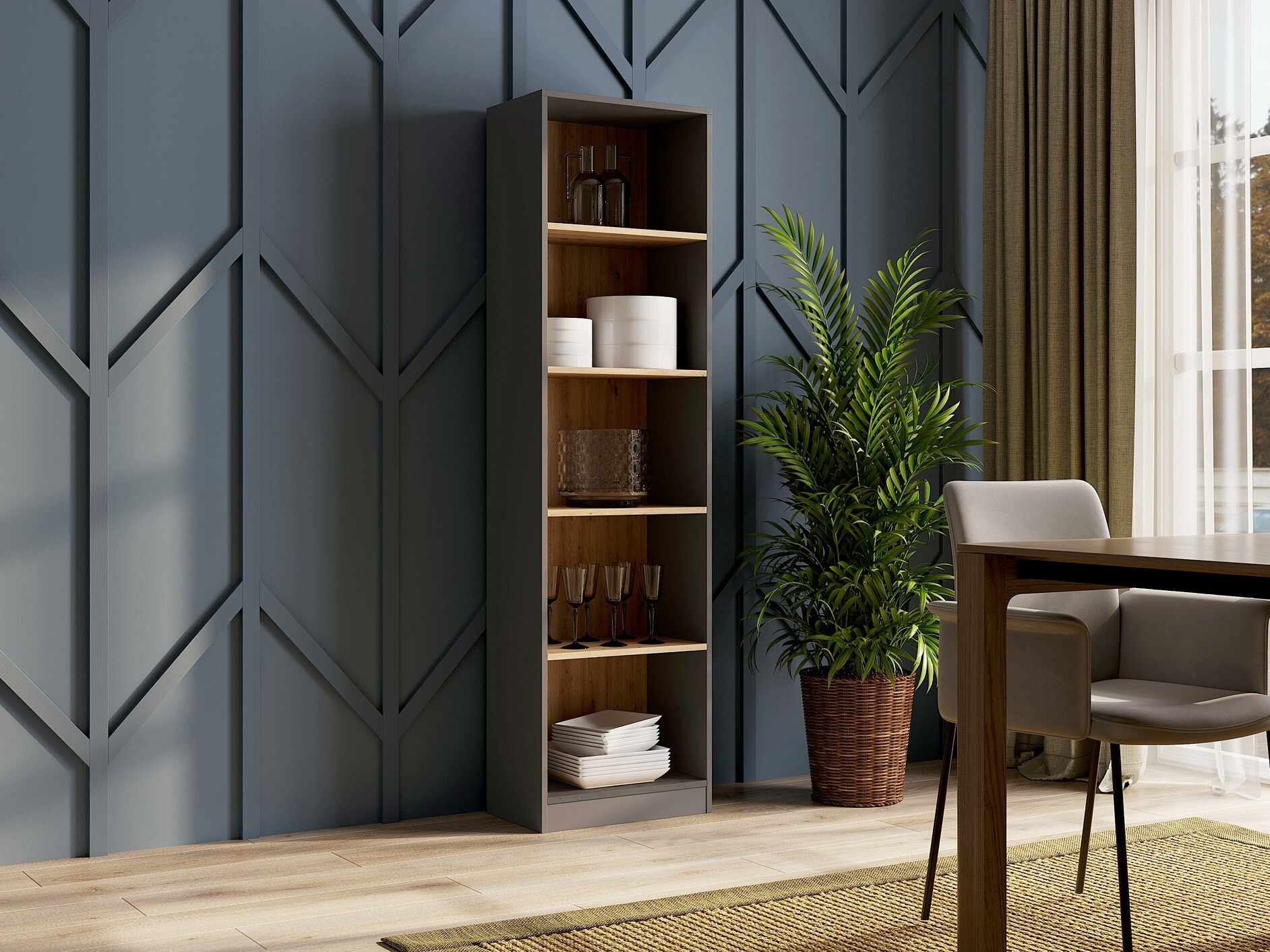 Estante Mandeville 188 (Antracite)