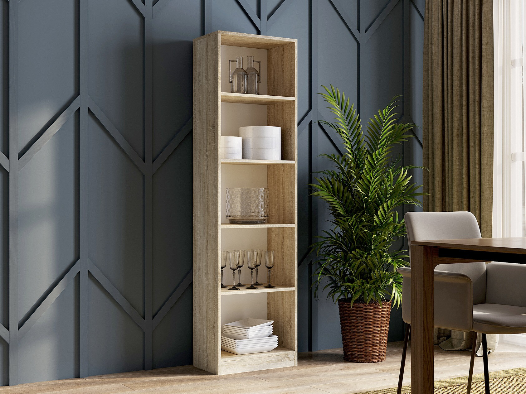 Estante Mandeville 188 (Carvalho sonoma)