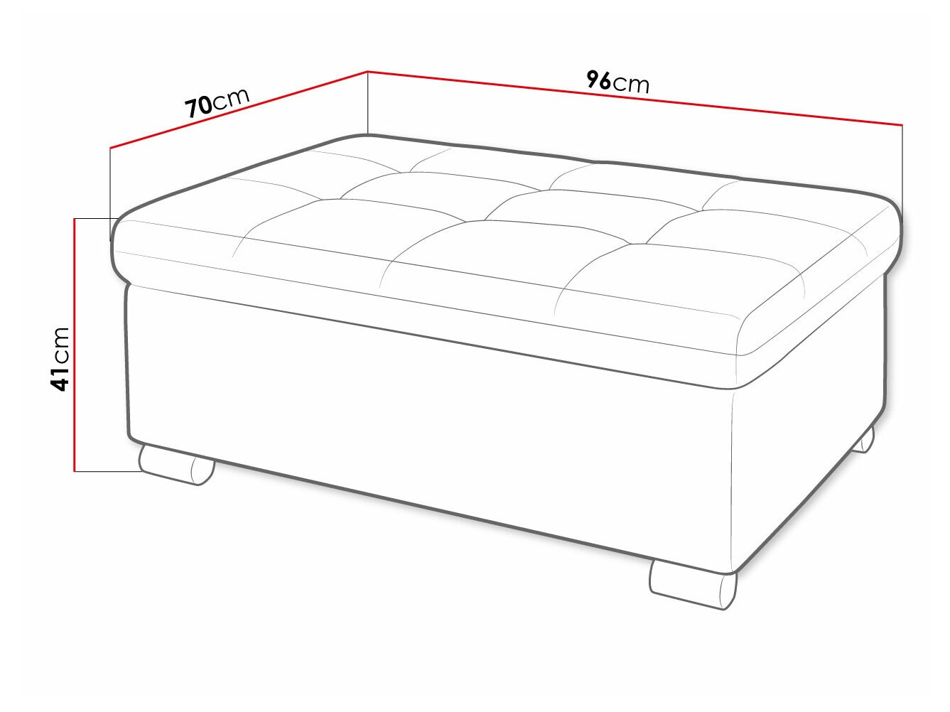 Banco estofado Comfivo 118 (Soft 011 + Soul 20)