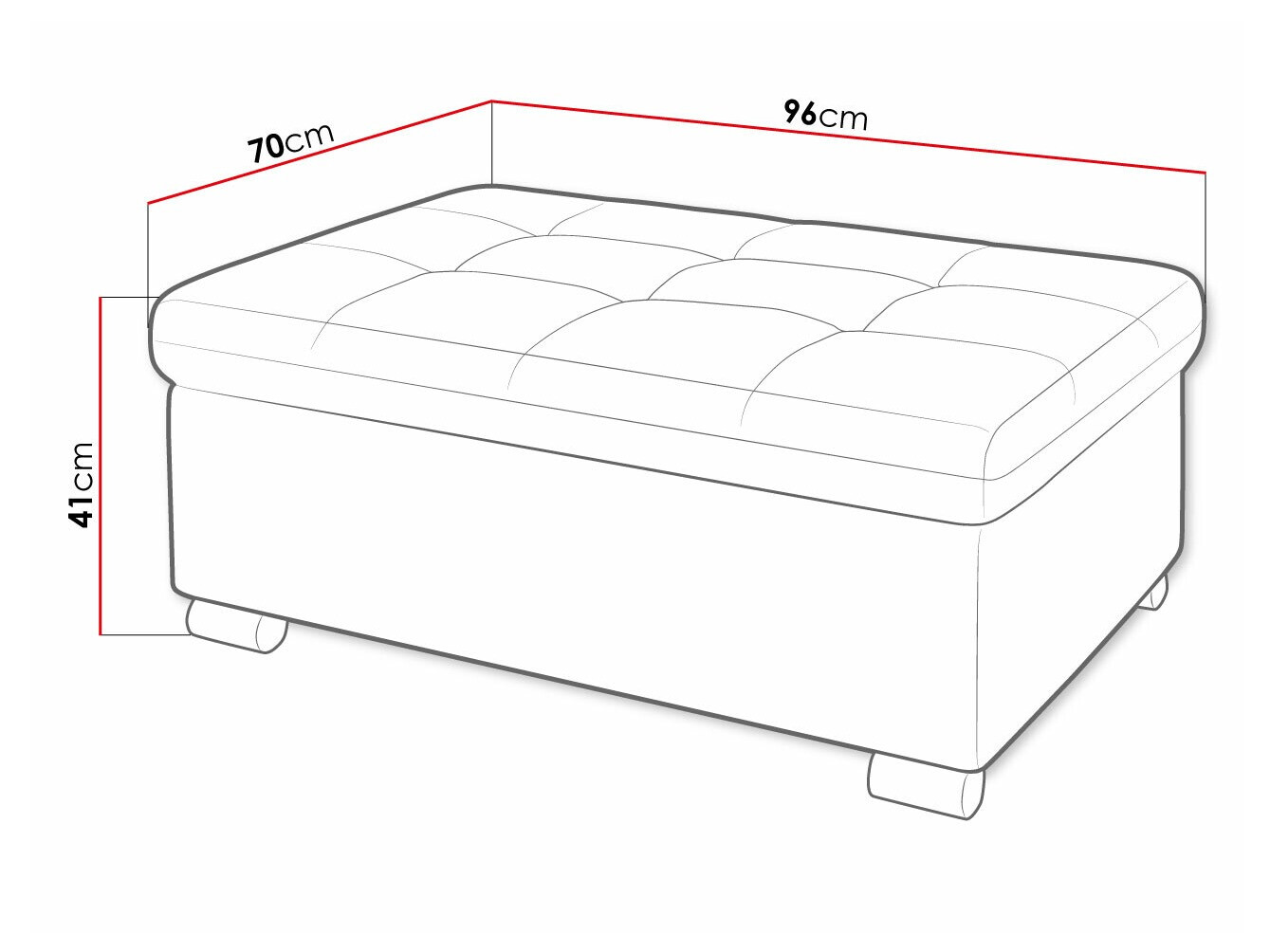 Banco estofado Comfivo 118 (Soft 017 + Soul 20)