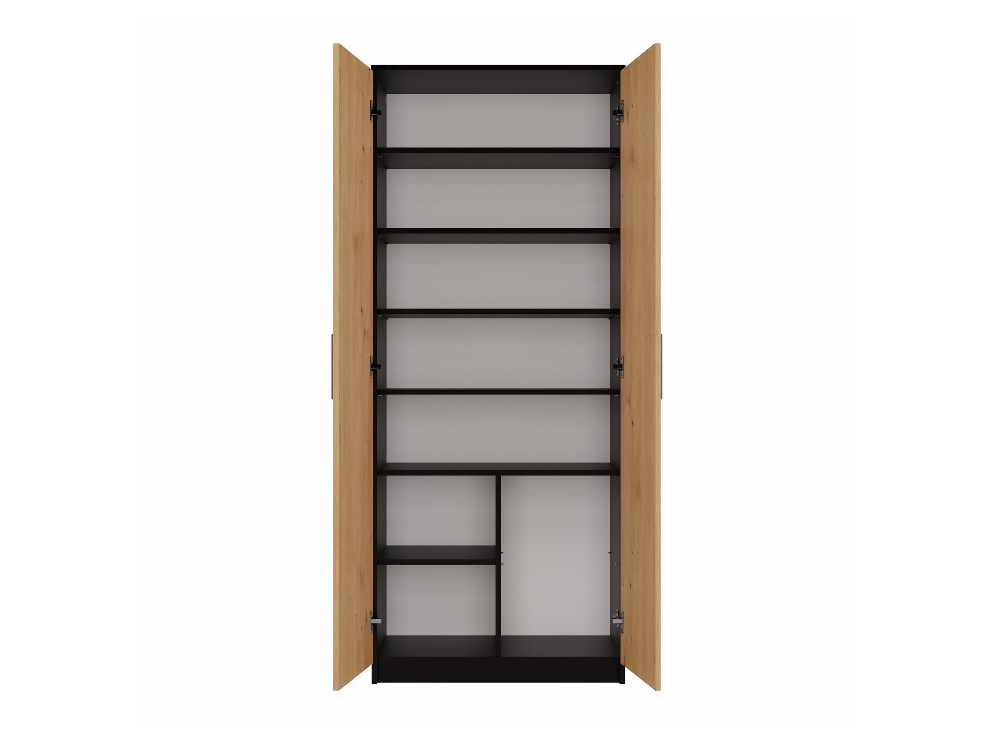 Estante Mandeville 196 (Antracite + Carvalho Artisan)