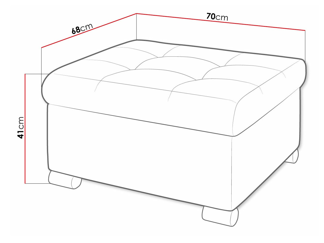 Pufe Comfivo 115 (Soul 20 + Soul 20)
