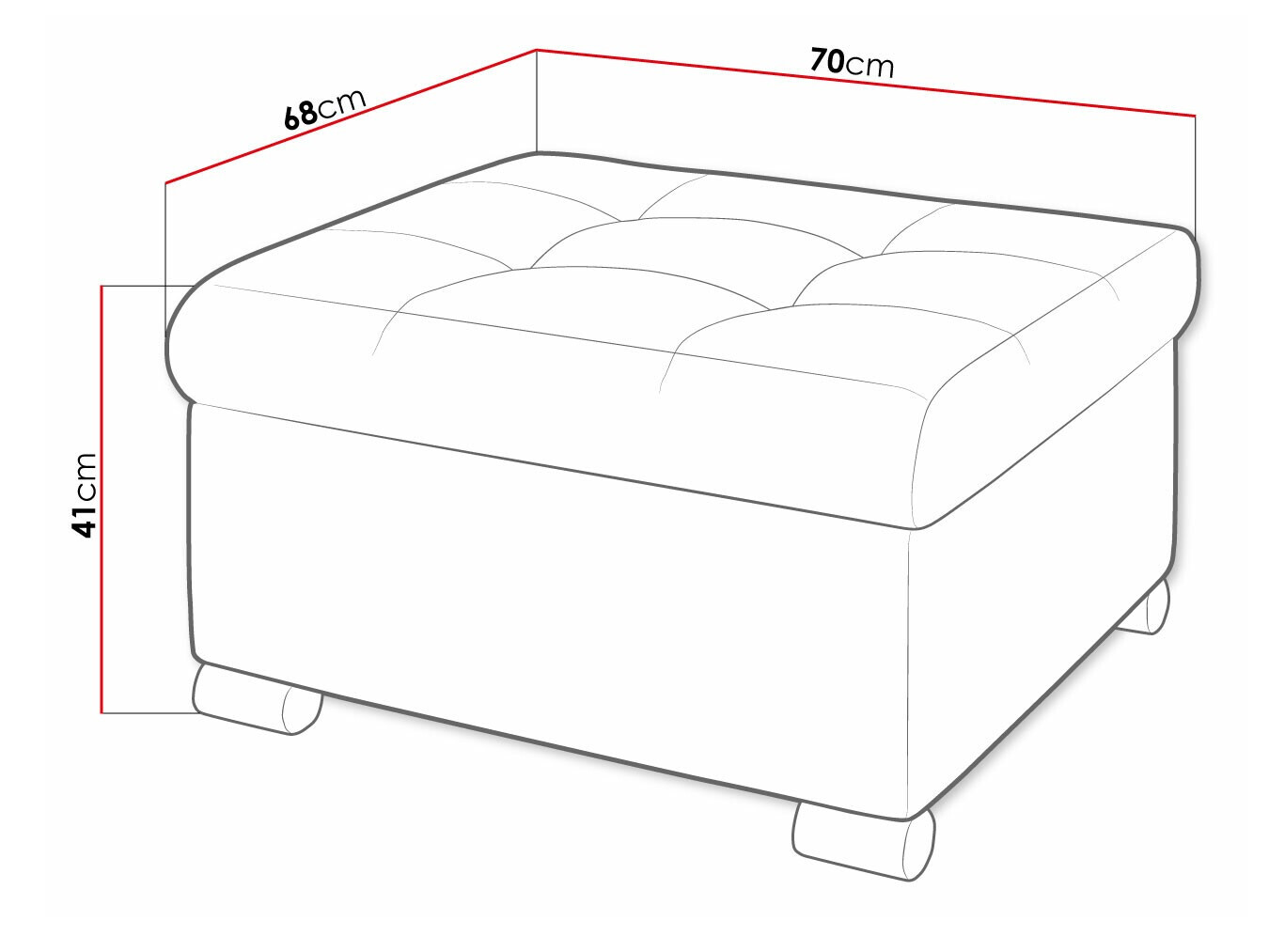 Pufe Comfivo Gemma (Soft 011 + Soul 20)