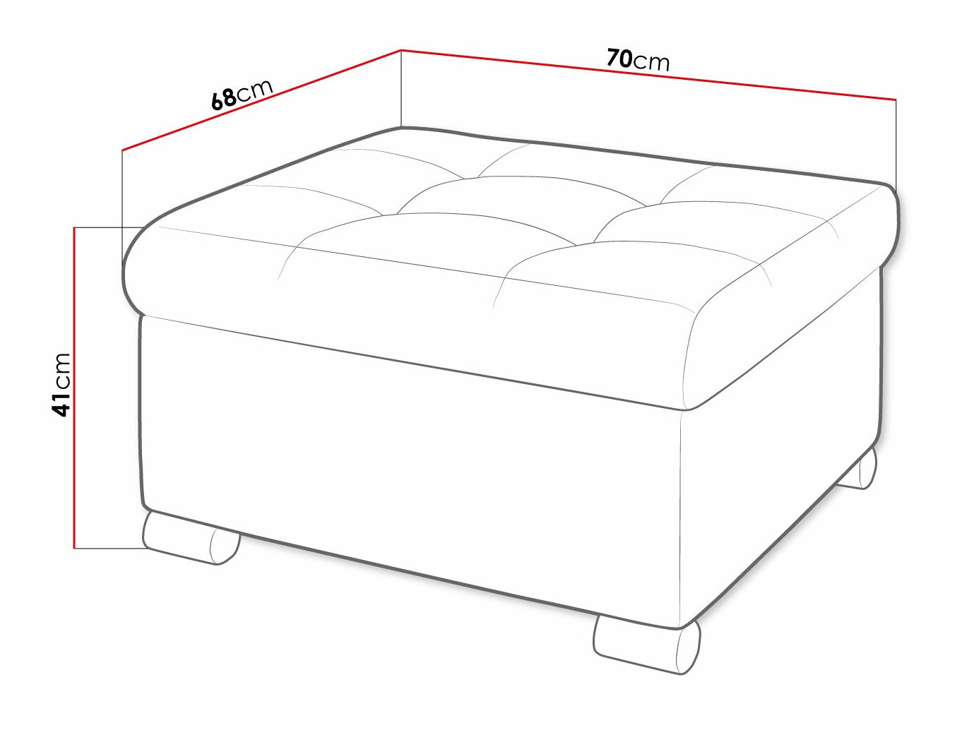 Pufe Comfivo Gemma (Soft 017 + Soul 20)