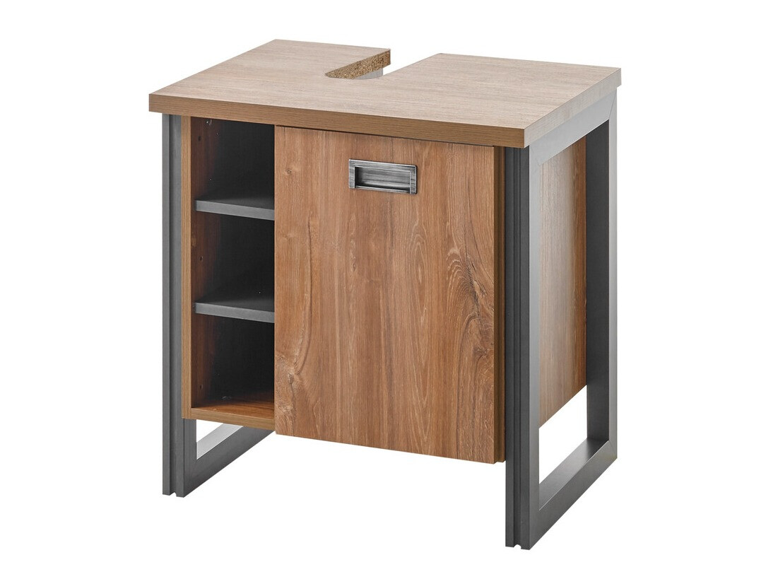 Armário com lavatório de apoio próprio para casa de banho Virmeli 138