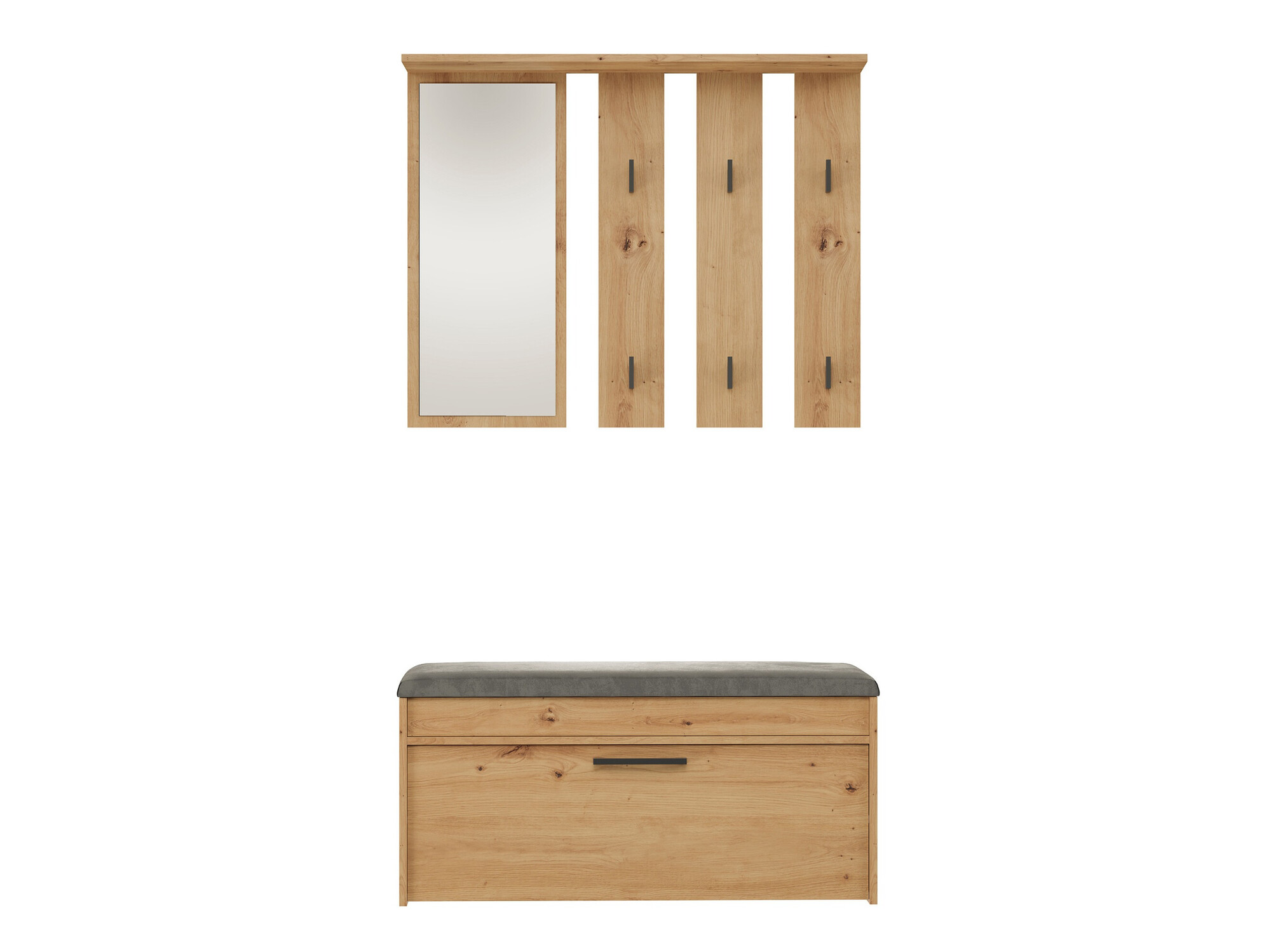 Conjunto para corredor Mandeville 218 (Carvalho Artisan)