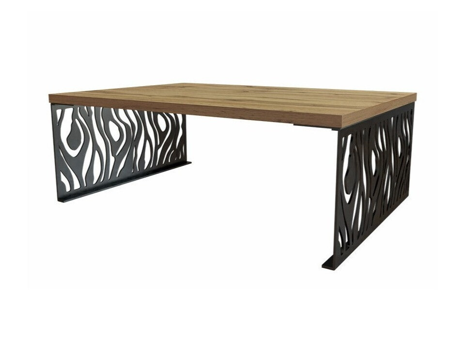 Mesa de centro Germantown 108 (Carvalho + Preto matte)