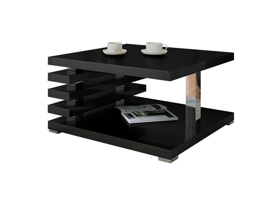 Mesa de centro Goodyear 122 (Preto brilhante)