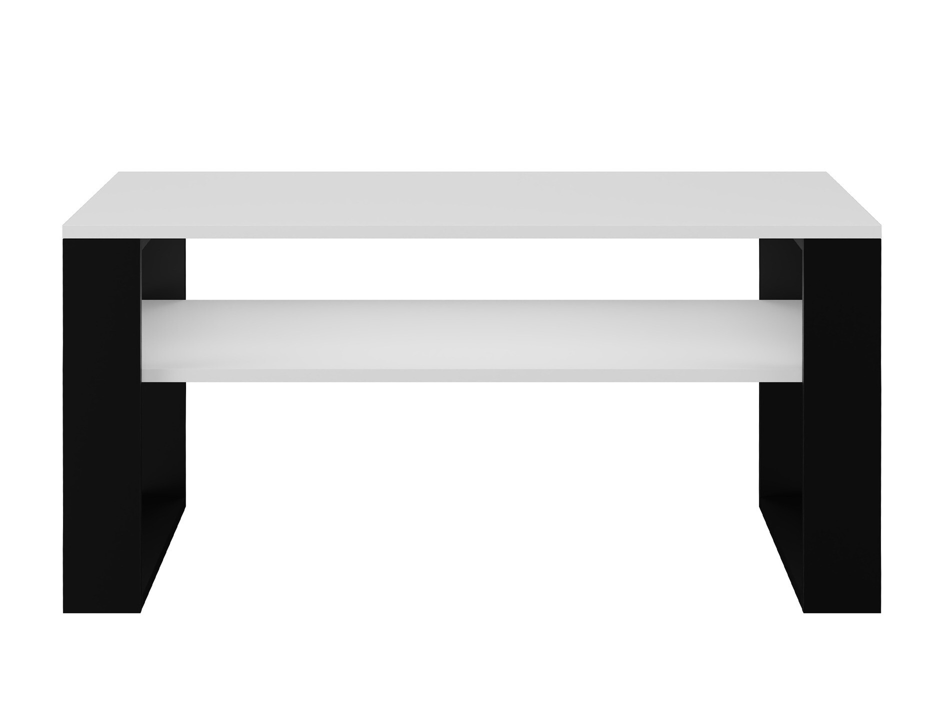 Mesa de centro Mandeville 208 (Branco + Preto)